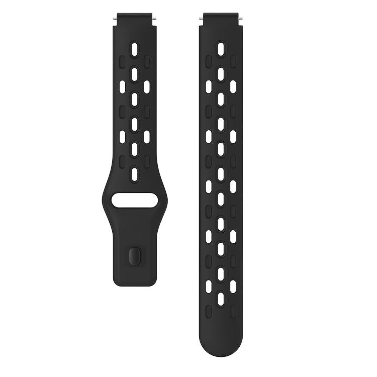 For Huawei Band 11 / Band 11 Pro Reverse Buckle Flat Perforated Breathable Silicone Watch Band