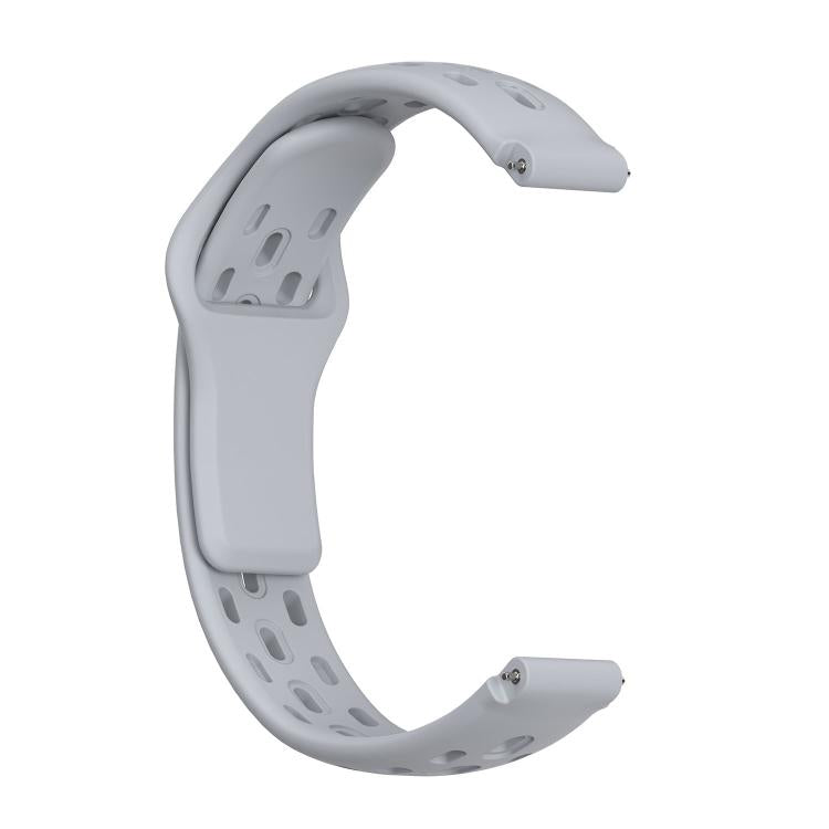For Huawei Band 11 / Band 11 Pro Reverse Buckle Flat Perforated Breathable Silicone Watch Band