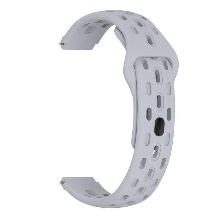 For Huawei Band 11 / Band 11 Pro Reverse Buckle Flat Perforated Breathable Silicone Watch Band