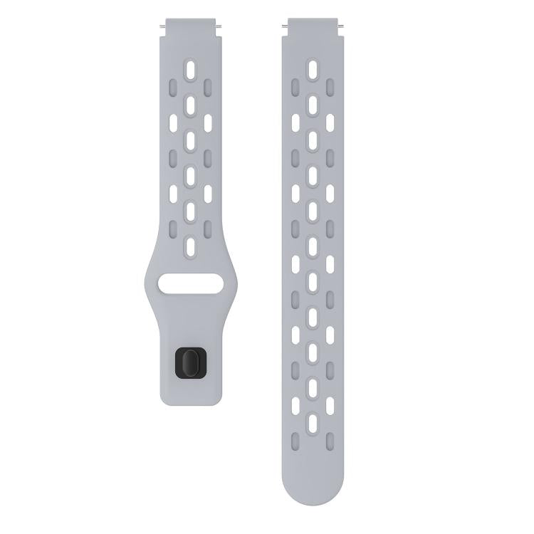 For Huawei Band 11 / Band 11 Pro Reverse Buckle Flat Perforated Breathable Silicone Watch Band