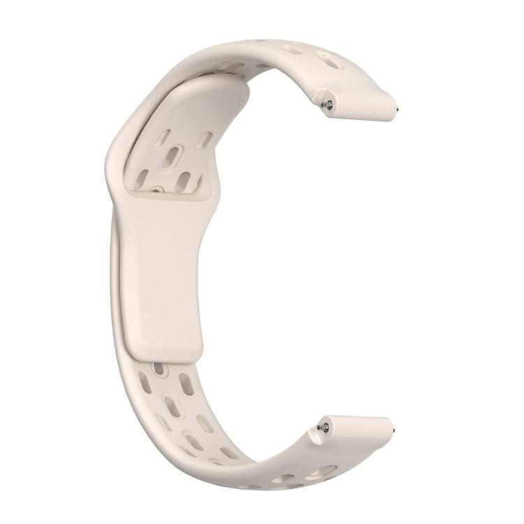 For Huawei Band 11 / Band 11 Pro Reverse Buckle Flat Perforated Breathable Silicone Watch Band