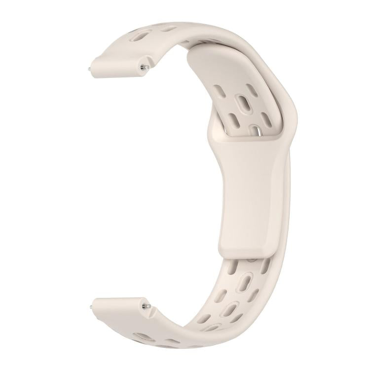 For Huawei Band 11 / Band 11 Pro Reverse Buckle Flat Perforated Breathable Silicone Watch Band