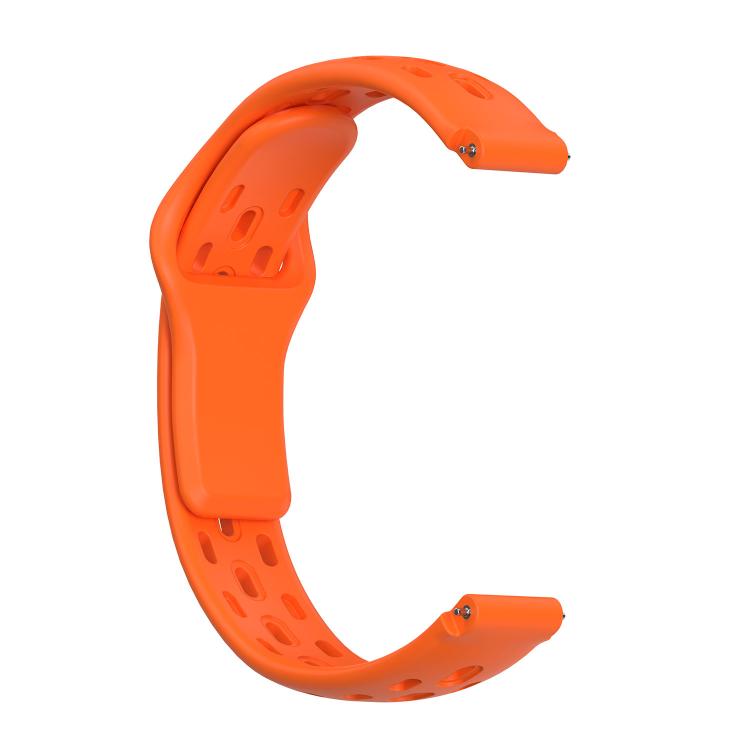 For Huawei Band 11 / Band 11 Pro Reverse Buckle Flat Perforated Breathable Silicone Watch Band