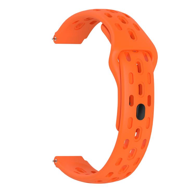 For Huawei Band 11 / Band 11 Pro Reverse Buckle Flat Perforated Breathable Silicone Watch Band