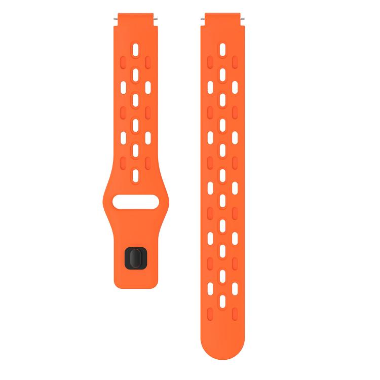 For Huawei Band 11 / Band 11 Pro Reverse Buckle Flat Perforated Breathable Silicone Watch Band
