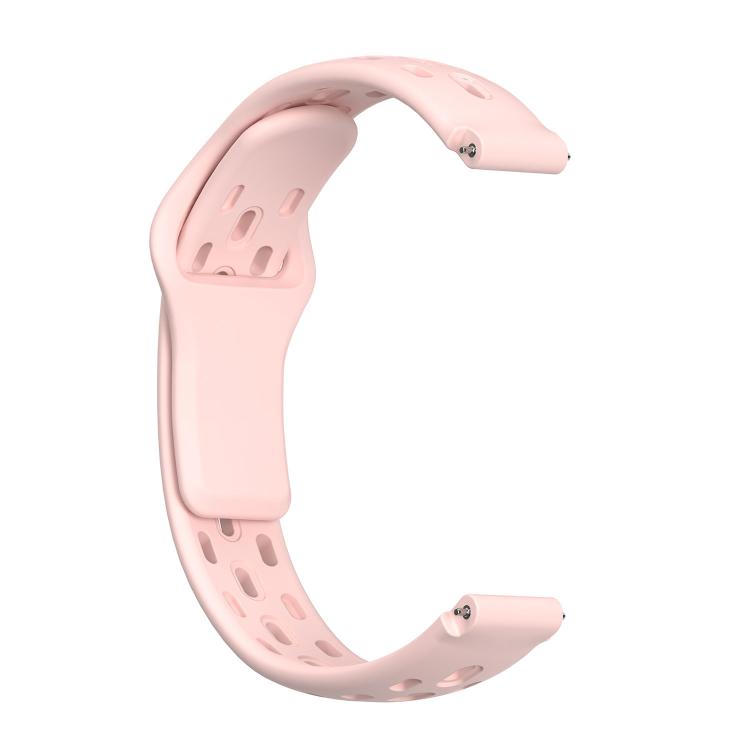 For Huawei Band 11 / Band 11 Pro Reverse Buckle Flat Perforated Breathable Silicone Watch Band