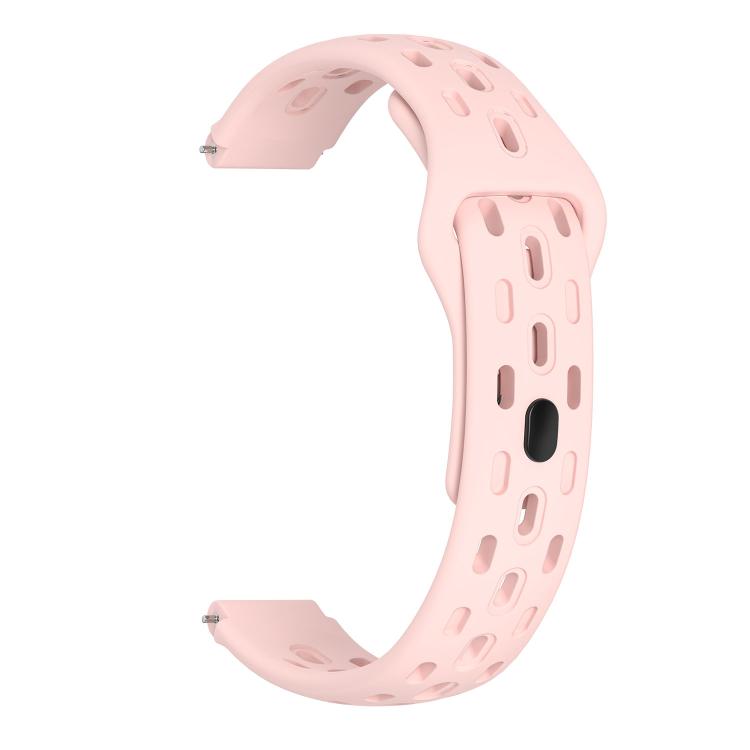 For Huawei Band 11 / Band 11 Pro Reverse Buckle Flat Perforated Breathable Silicone Watch Band