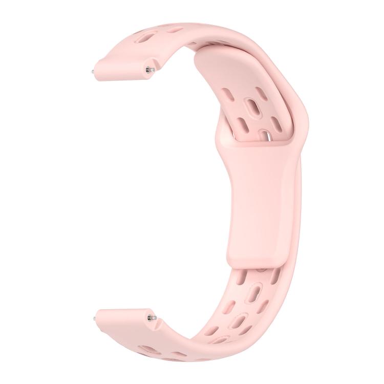 For Huawei Band 11 / Band 11 Pro Reverse Buckle Flat Perforated Breathable Silicone Watch Band