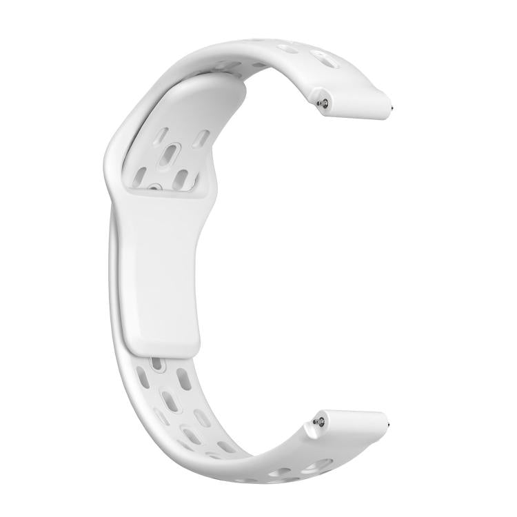 For Huawei Band 11 / Band 11 Pro Reverse Buckle Flat Perforated Breathable Silicone Watch Band