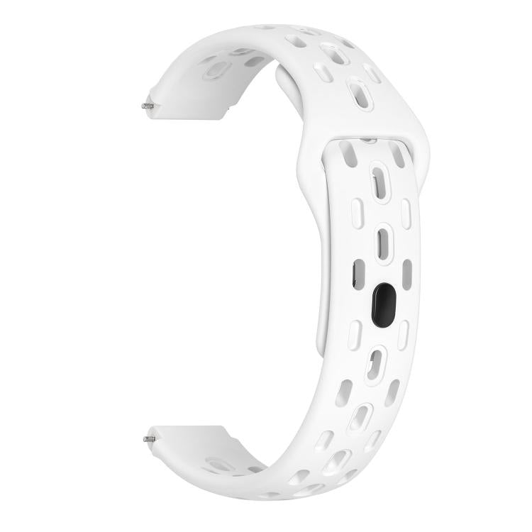 For Huawei Band 11 / Band 11 Pro Reverse Buckle Flat Perforated Breathable Silicone Watch Band