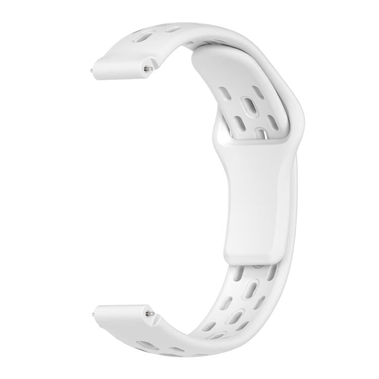 For Huawei Band 11 / Band 11 Pro Reverse Buckle Flat Perforated Breathable Silicone Watch Band