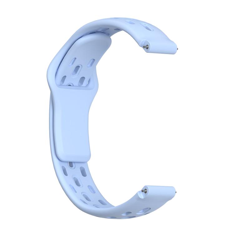 For Huawei Band 11 / Band 11 Pro Reverse Buckle Flat Perforated Breathable Silicone Watch Band