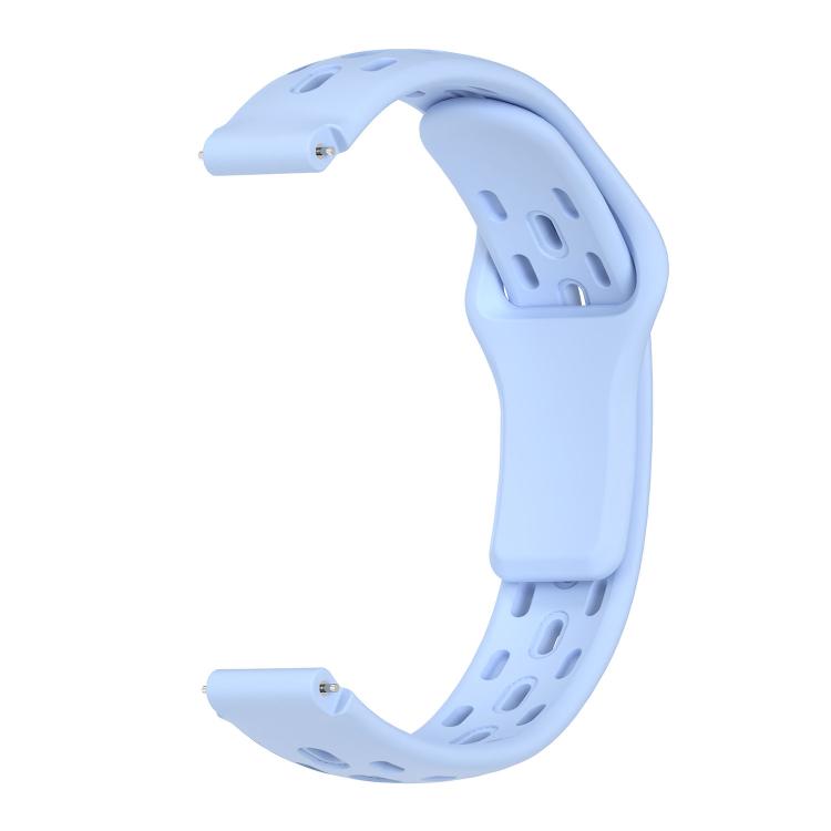 For Huawei Band 11 / Band 11 Pro Reverse Buckle Flat Perforated Breathable Silicone Watch Band