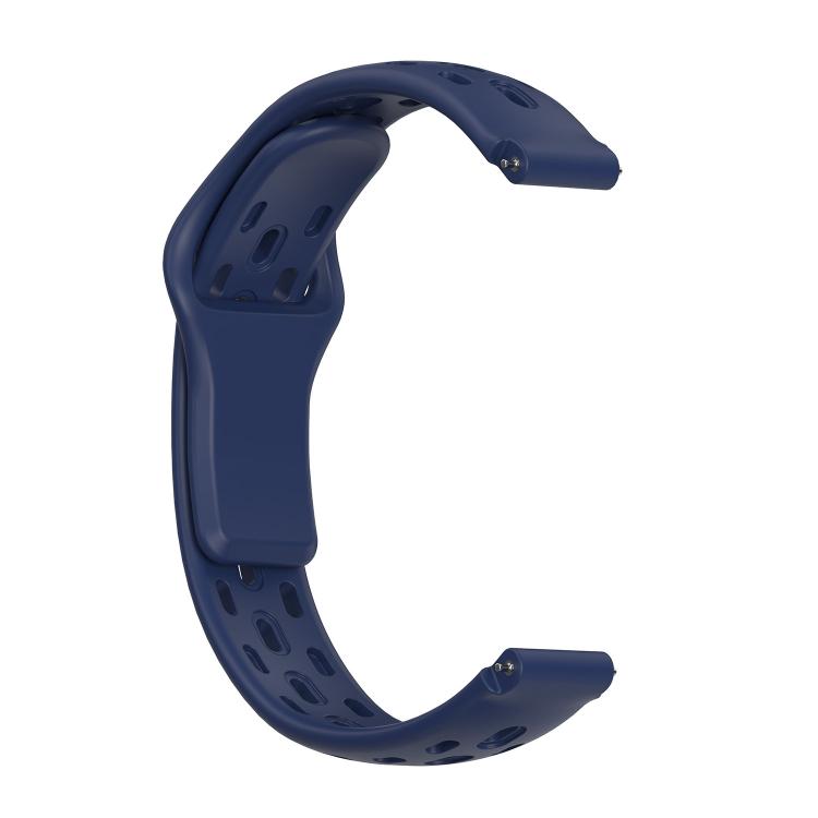 For Huawei Band 11 / Band 11 Pro Reverse Buckle Flat Perforated Breathable Silicone Watch Band