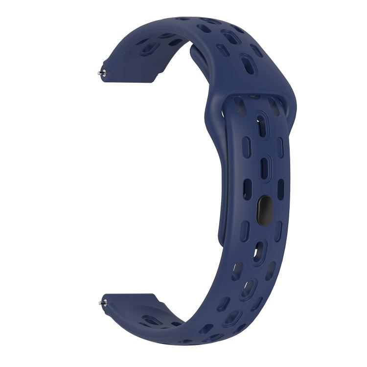 For Huawei Band 11 / Band 11 Pro Reverse Buckle Flat Perforated Breathable Silicone Watch Band