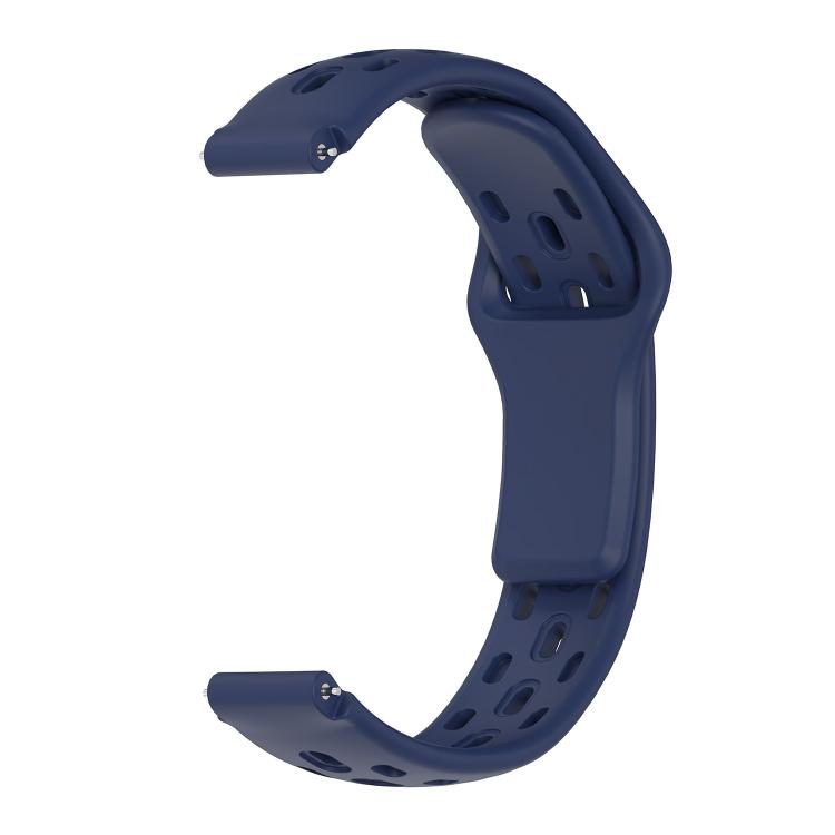 For Huawei Band 11 / Band 11 Pro Reverse Buckle Flat Perforated Breathable Silicone Watch Band