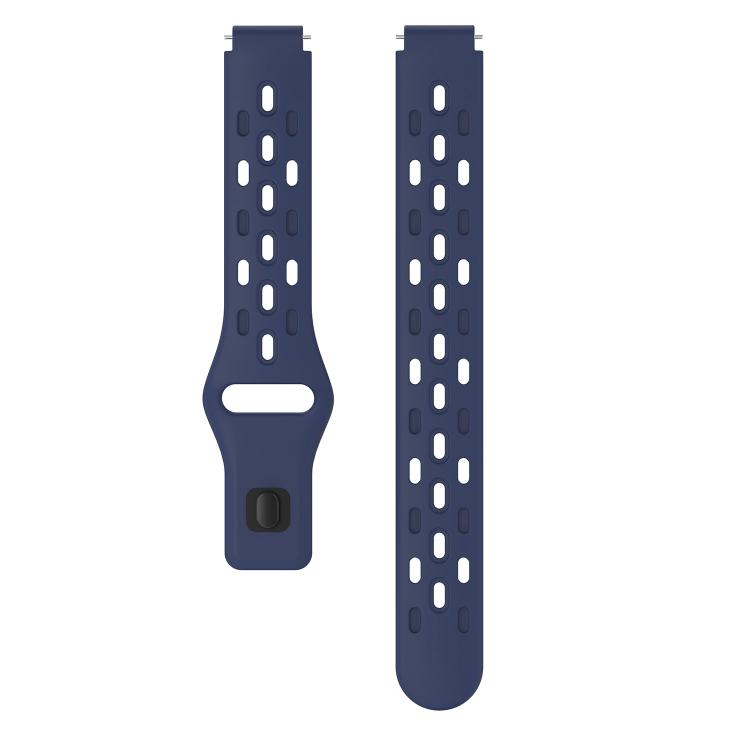 For Huawei Band 11 / Band 11 Pro Reverse Buckle Flat Perforated Breathable Silicone Watch Band