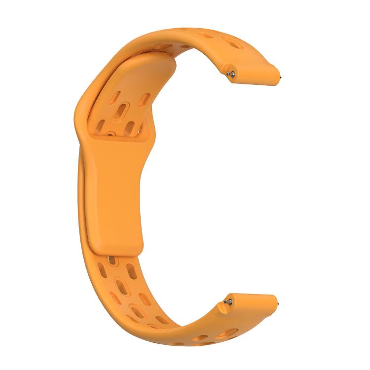 For Huawei Band 11 / Band 11 Pro Reverse Buckle Flat Perforated Breathable Silicone Watch Band