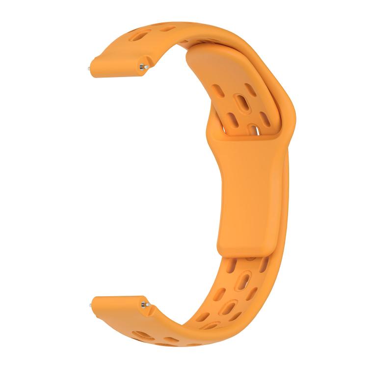 For Huawei Band 11 / Band 11 Pro Reverse Buckle Flat Perforated Breathable Silicone Watch Band
