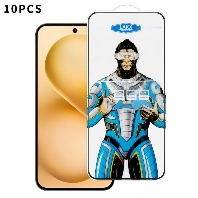 For vivo S30 Pro mini 10pcs Blue Gorilla Anti-fingerprint Anti-static Silk Screen HD Electroplated Tempered Glass Film