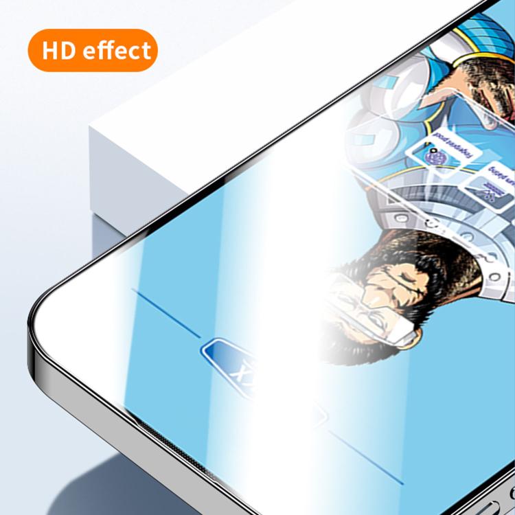 For Honor Play 60 Plus 10pcs Blue Gorilla Anti-fingerprint Anti-static Silk Screen HD Electroplated Tempered Glass Film