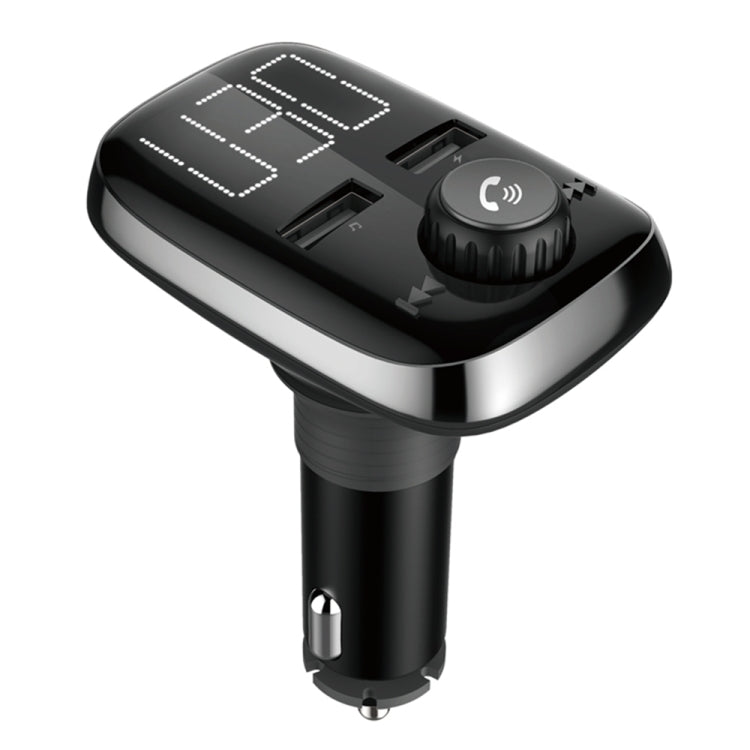 BT74 Car Bluetooth MP3 Music Player Digital Large Screen FM Transmitter Handsfree Call Dual USB Car MP3 Player