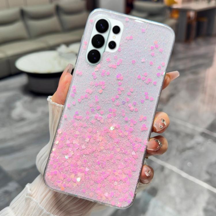 For Samsung Galaxy S26 Ultra 5G Sequins Glitter Gradient Epoxy TPU Phone Case