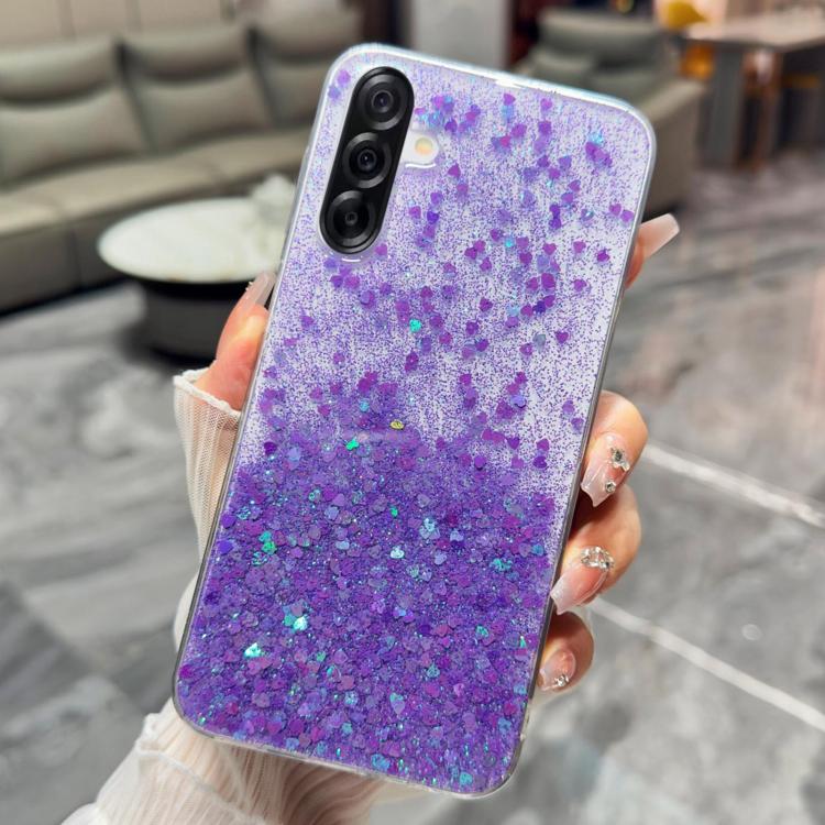 For Samsung Galaxy A26 5G / A17 Sequins Glitter Gradient Epoxy TPU Phone Case
