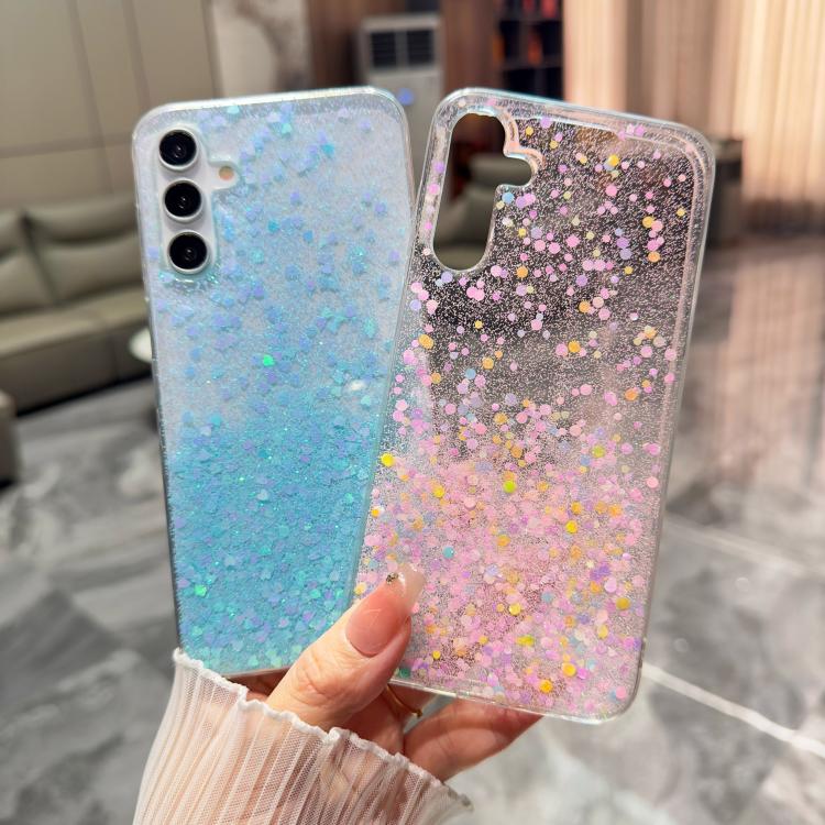 For Samsung Galaxy S26+ 5G Sequins Glitter Gradient Epoxy TPU Phone Case