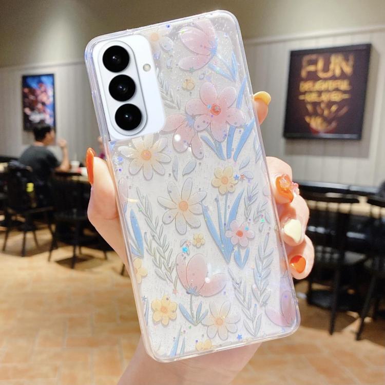 For Samsung Galaxy S26+ 5G Fresh Small Floral Epoxy TPU Phone Case