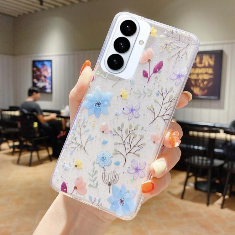 For Samsung Galaxy S26+ 5G Fresh Small Floral Epoxy TPU Phone Case
