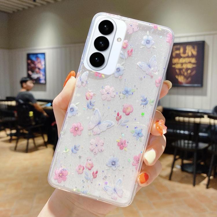 For Samsung Galaxy S26+ 5G Fresh Small Floral Epoxy TPU Phone Case