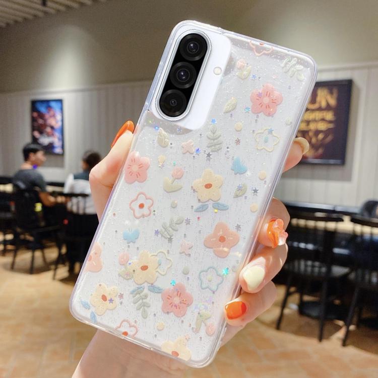 For Samsung Galaxy A36 / A56 5G Fresh Small Floral Epoxy TPU Phone Case