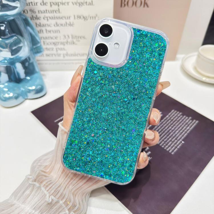 For iPhone Air Glitter Sequins Epoxy TPU Phone Case