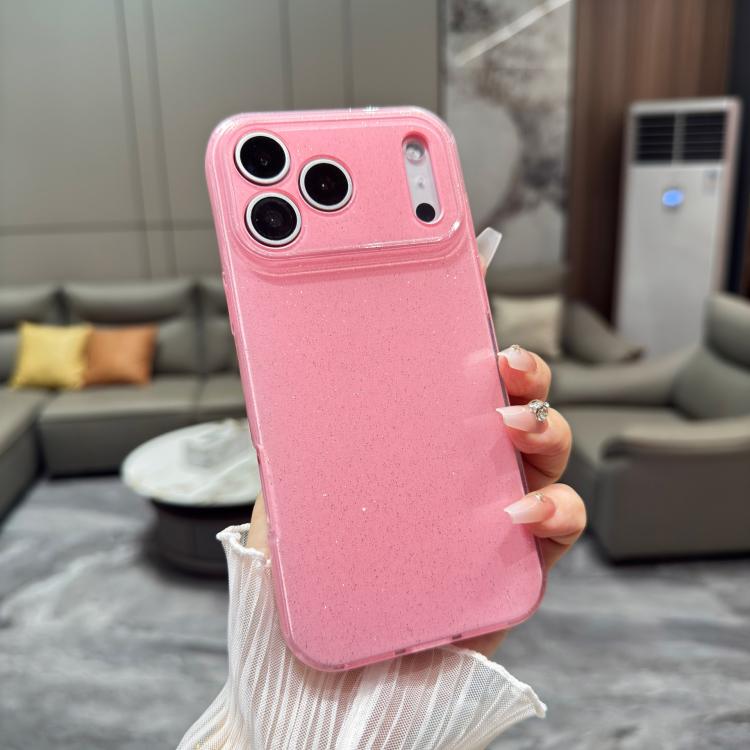For iPhone 17 Pro Max Jelly Glitter Solid Color TPU Phone Case