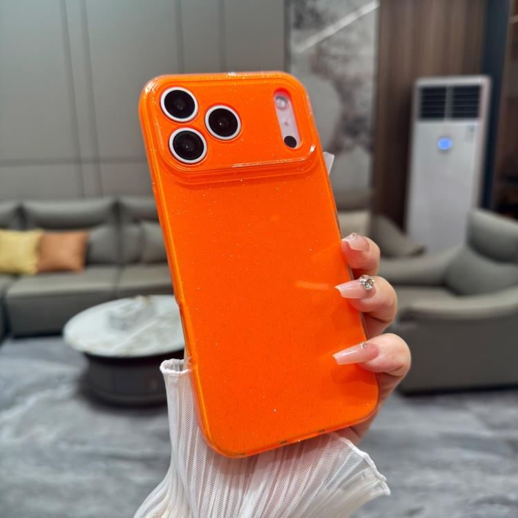 For iPhone 17 Pro Max Jelly Glitter Solid Color TPU Phone Case