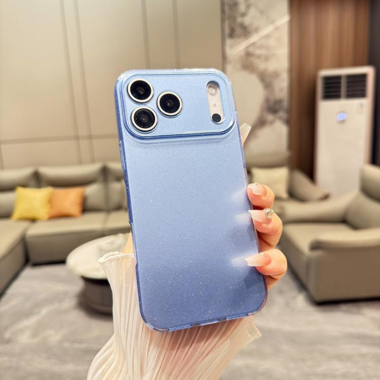 For iPhone 17 Pro Jelly Glitter Solid Color TPU Phone Case