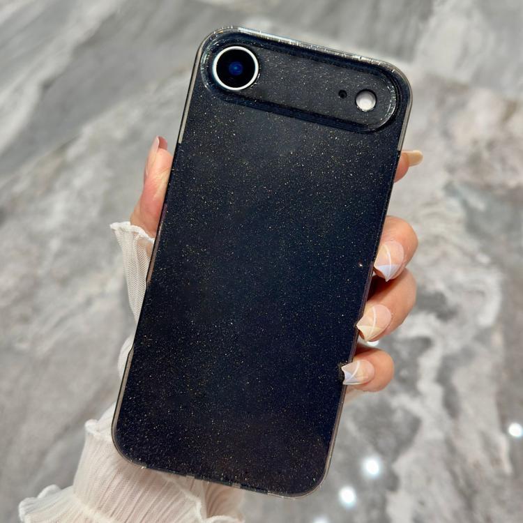 For iPhone Air Jelly Glitter Solid Color TPU Phone Case