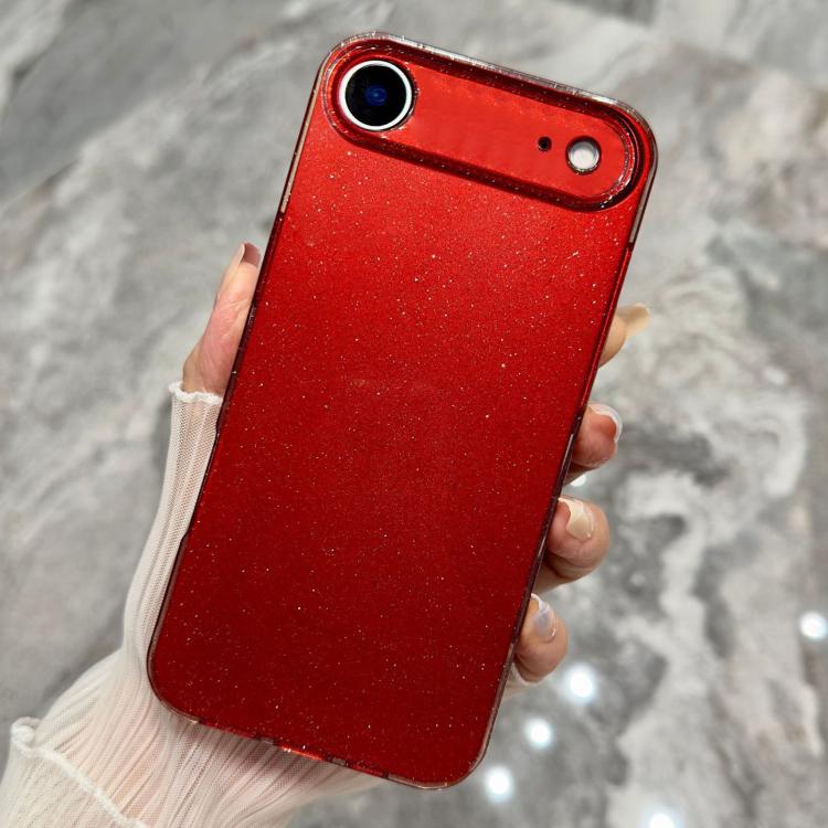 For iPhone Air Jelly Glitter Solid Color TPU Phone Case