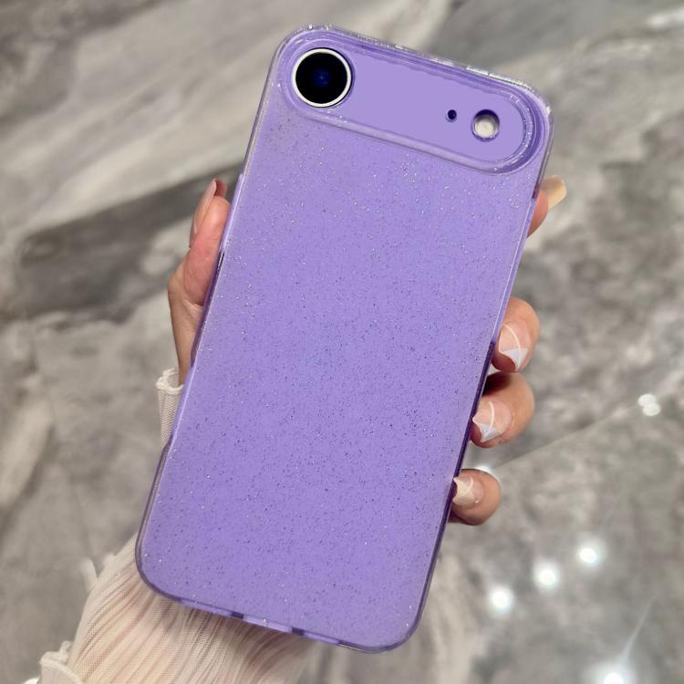 For iPhone Air Jelly Glitter Solid Color TPU Phone Case