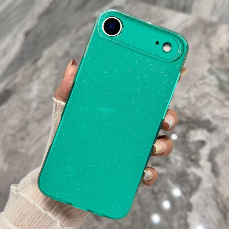 For iPhone Air Jelly Glitter Solid Color TPU Phone Case