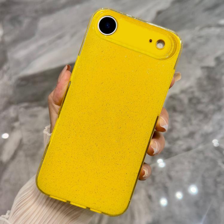 For iPhone Air Jelly Glitter Solid Color TPU Phone Case