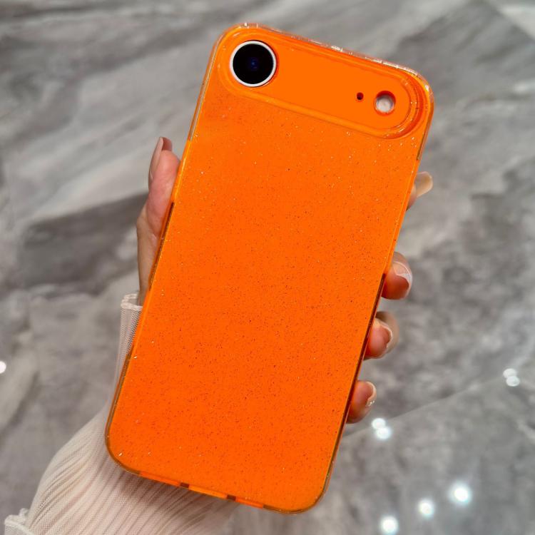 For iPhone Air Jelly Glitter Solid Color TPU Phone Case