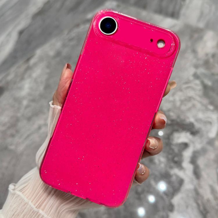 For iPhone Air Jelly Glitter Solid Color TPU Phone Case