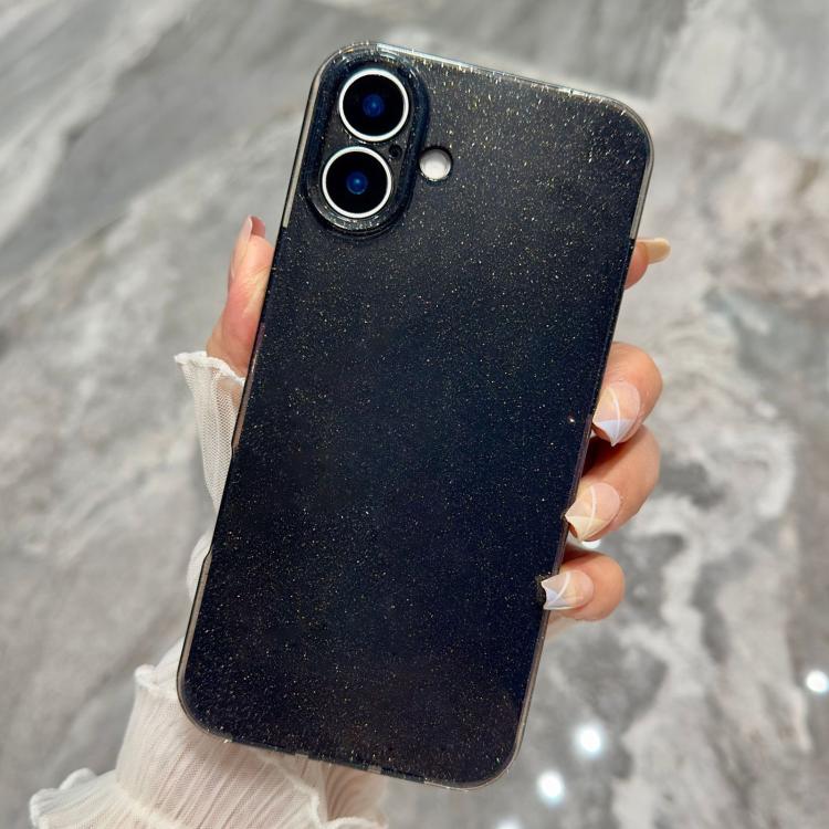 For iPhone 17 Jelly Glitter Solid Color TPU Phone Case
