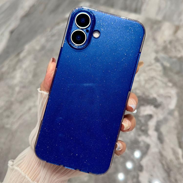 For iPhone 17 Jelly Glitter Solid Color TPU Phone Case