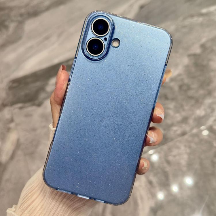 For iPhone 17 Jelly Glitter Solid Color TPU Phone Case