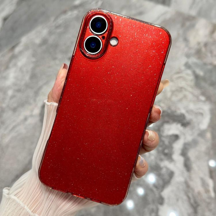 For iPhone 17 Jelly Glitter Solid Color TPU Phone Case