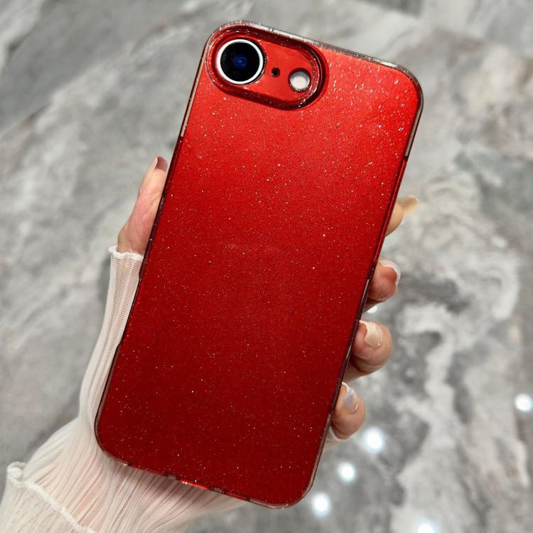 For iPhone 17e / 16e Jelly Glitter Solid Color TPU Phone Case