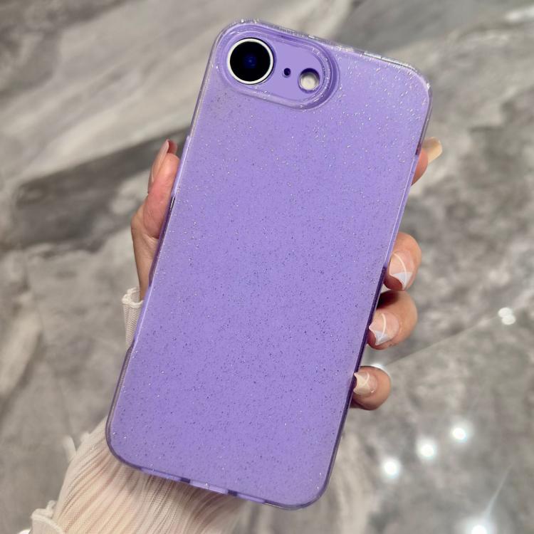 For iPhone 17e / 16e Jelly Glitter Solid Color TPU Phone Case